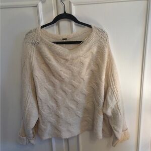 Free people Cozy Cream Sweater